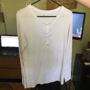 Van Huesen white dress shirt for men.